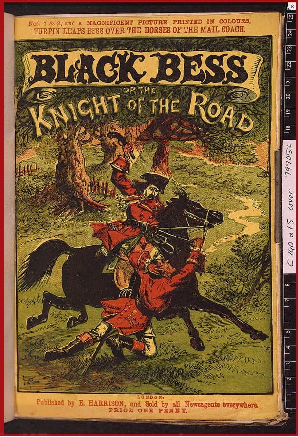 The cover of a Victorian penny dreadful