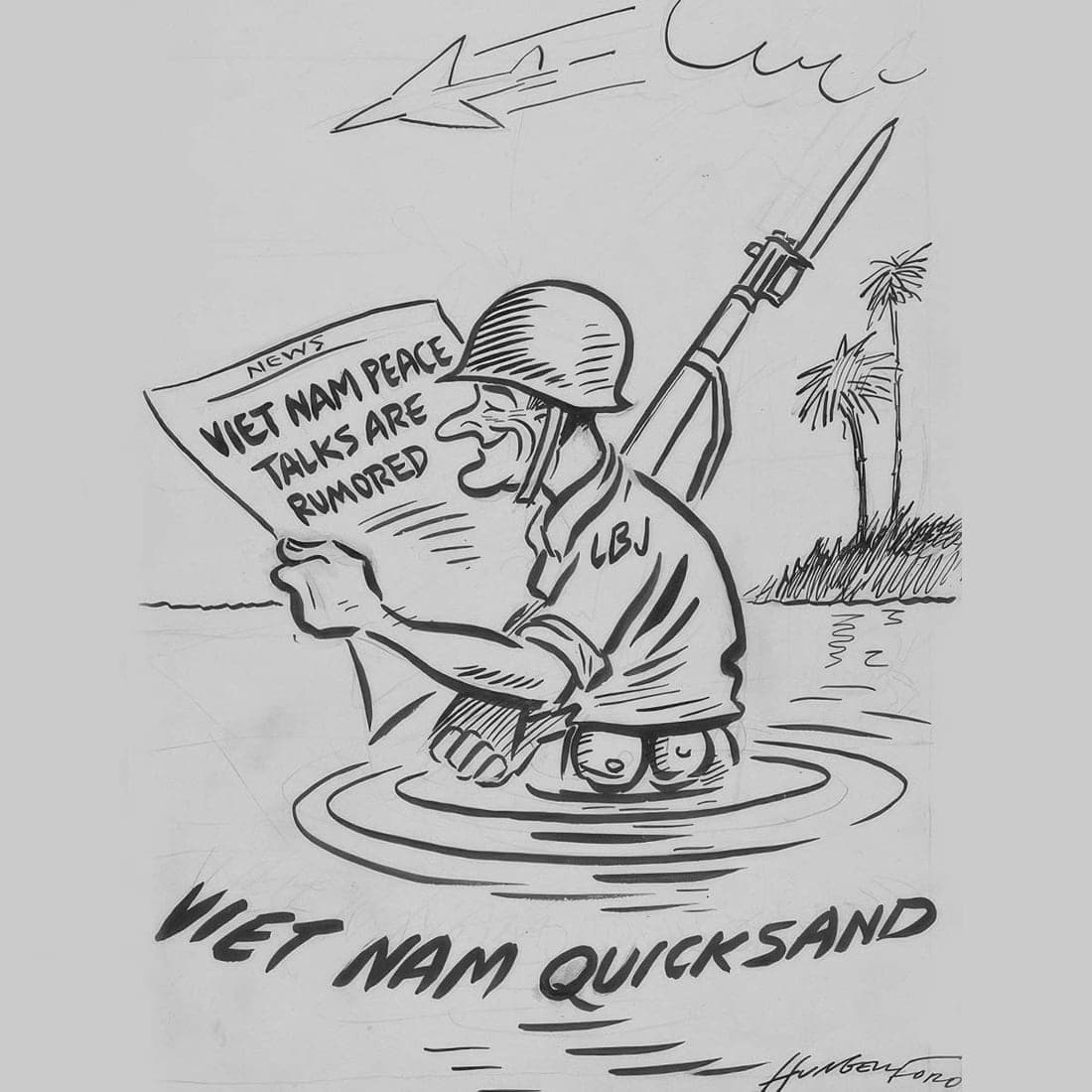 A political cartoon